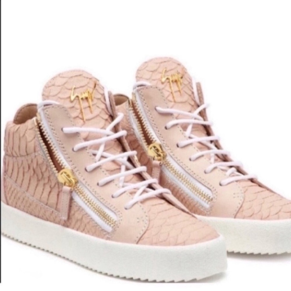 GIUSEPPE ZANOTTI MAY LONDON SC HIGHTOP LEATHER SNEAKERS - SIZE 6